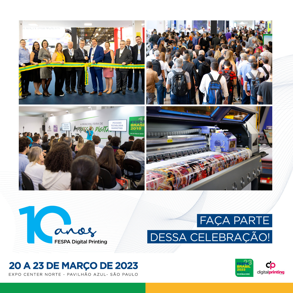 FESPA celebra 10 anos transformando o mercado de impressão digital no Brasil