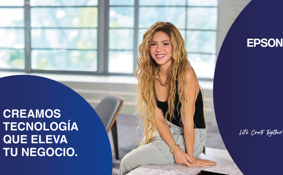 Epson amplia parceria com Shakira para destacar inovação no ambiente corporativo