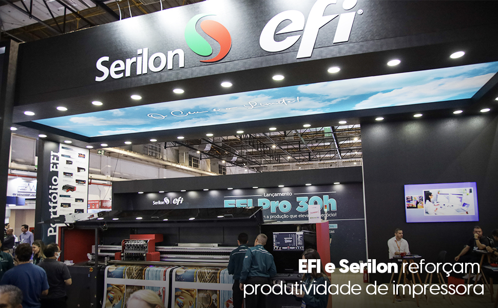EFI e Serilon reforçam produtividade de nova impressora industrial de grandes formatos