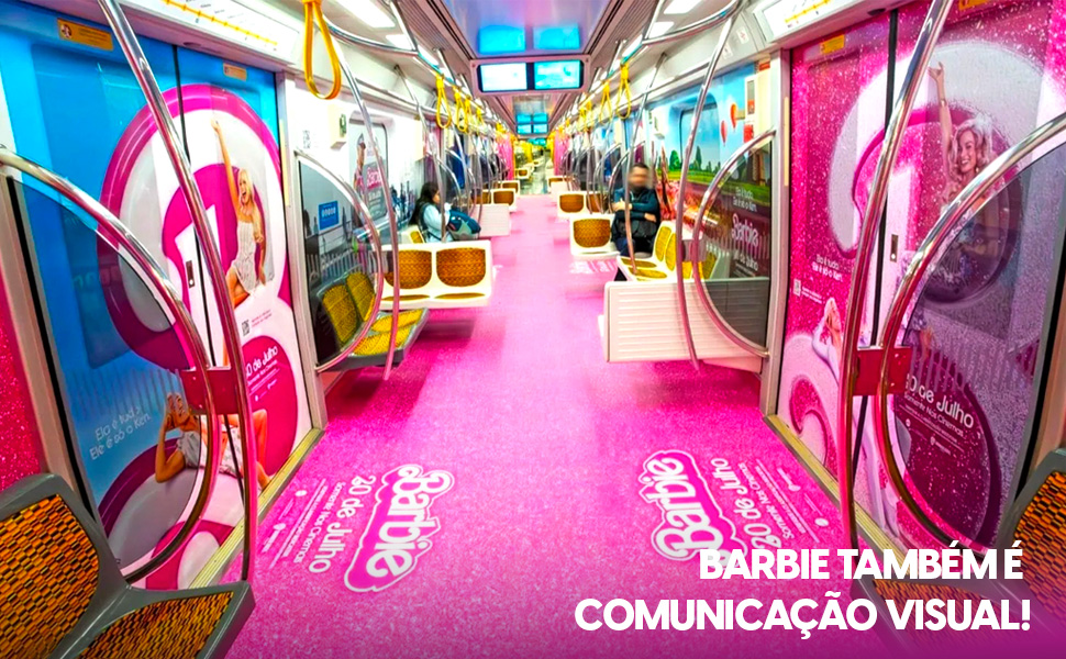 Barbie também é impressão e comunicação visual!